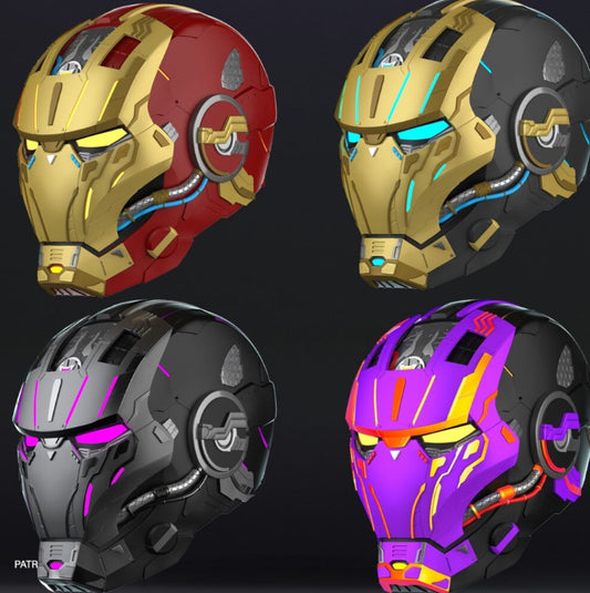 Cyberpunk Iron-Man Helmet