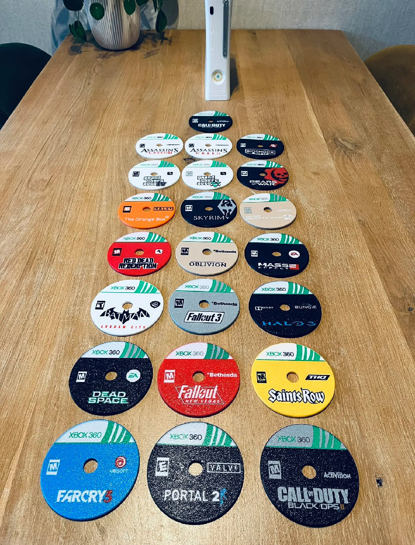Xbox 360 Coaster Holder With Coasters Of Choice(6 Min)