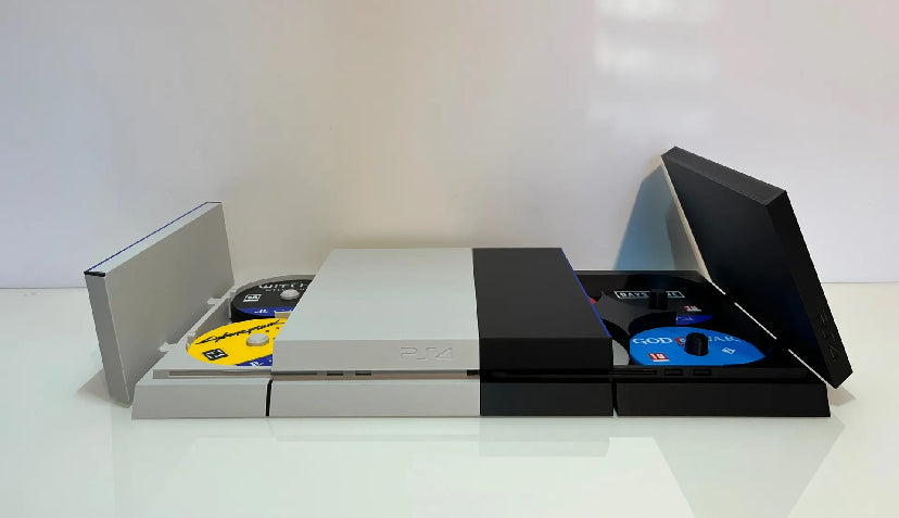 PS4 Game Console Coaster Holder With Coasters Of Choice(6 Min)