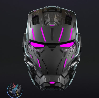 Cyberpunk Iron-Man Helmet