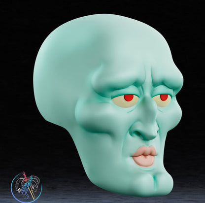 Handsome Squidward Helmet