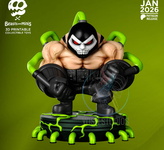 Bane Beast & Minis 3D Printed Collectible