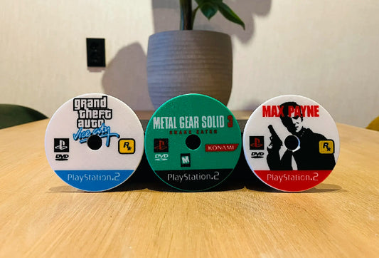 PS2 Game Console Coaster Holder With Coasters Of Choice(6 Min)