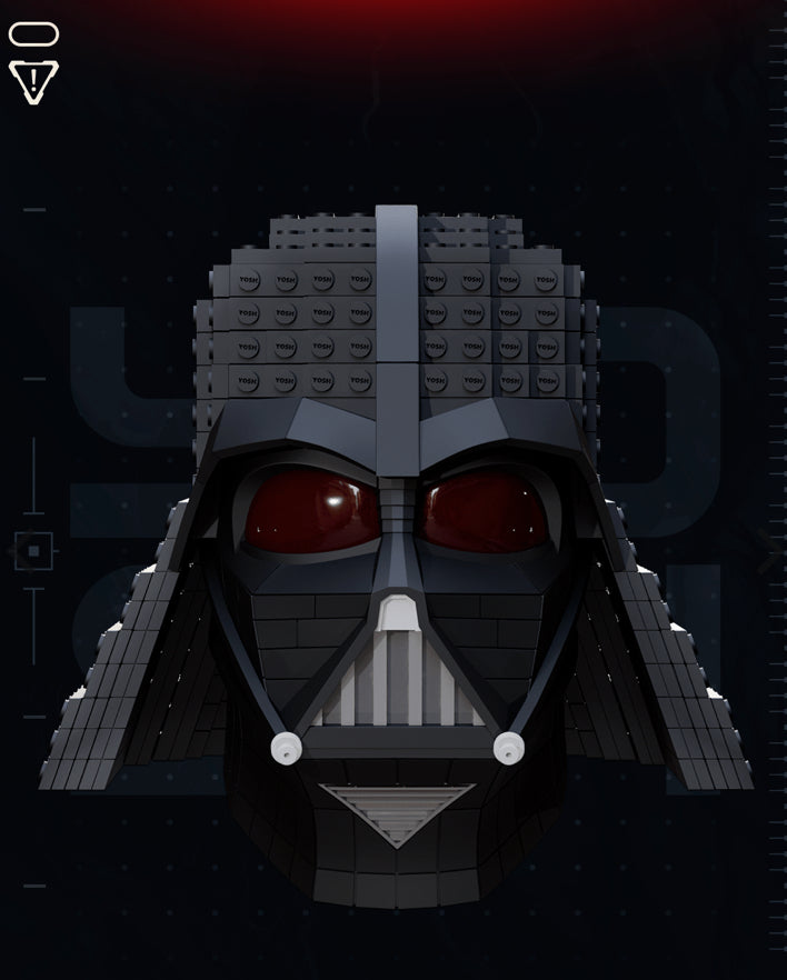 Brick Darth Vader Helmet