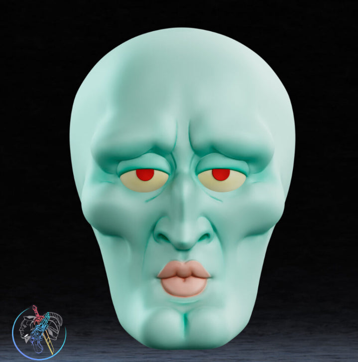 Handsome Squidward Helmet
