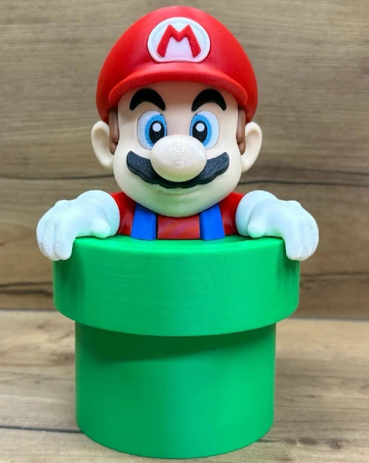 Mario In Pipe Figure