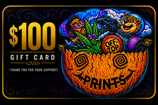 Off Top Prints $100 Gift Card