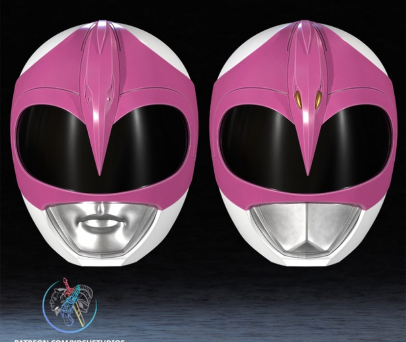 Pink Ranger Wearable Helmet